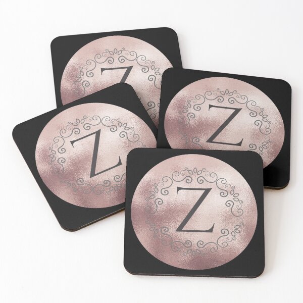 Item preview, Monogram Letter Initial Z Rose Gold designed and sold by diverseidentity.