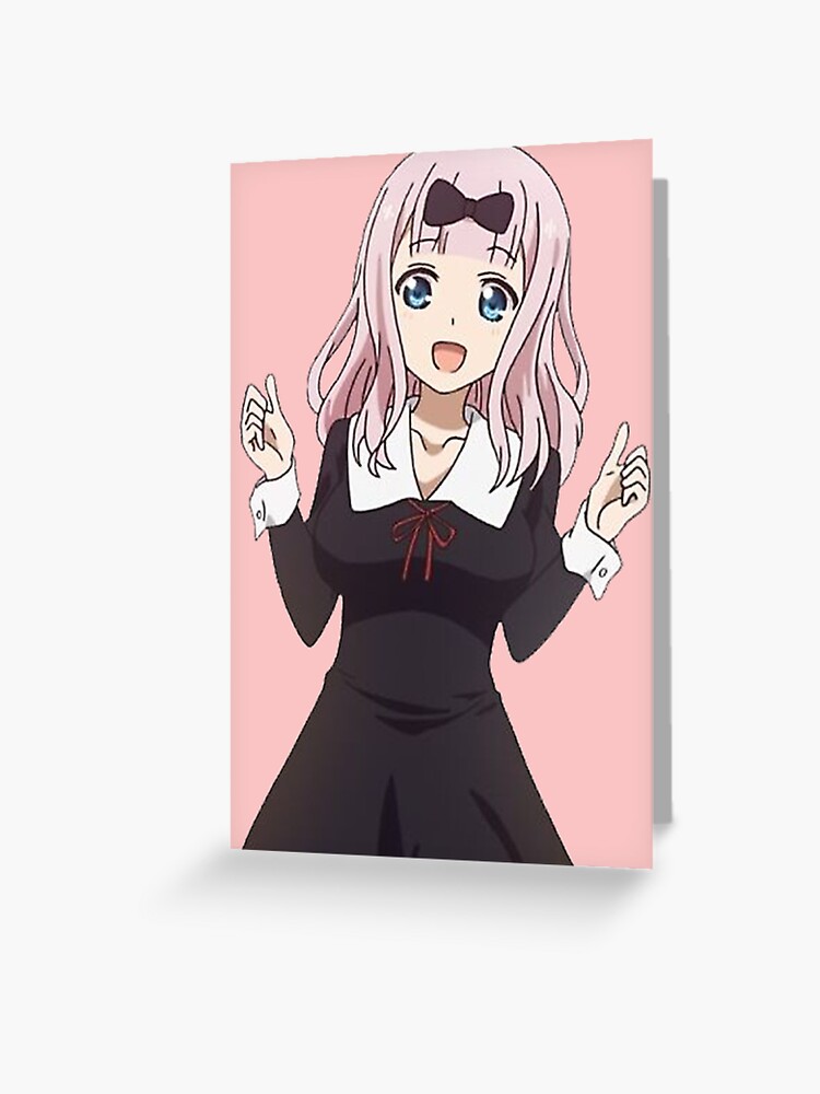 Carte De Vœux Chika Kaguya Sama L Amour Est Une Guerre Par Violowrown Redbubble