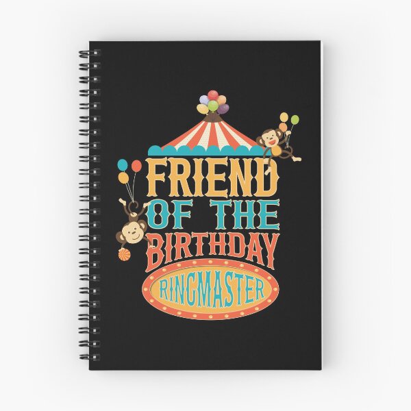 Item preview, Friend Of The Birthday Ringmaster Kids Circus Party B-day print designed and sold by Grabitees.