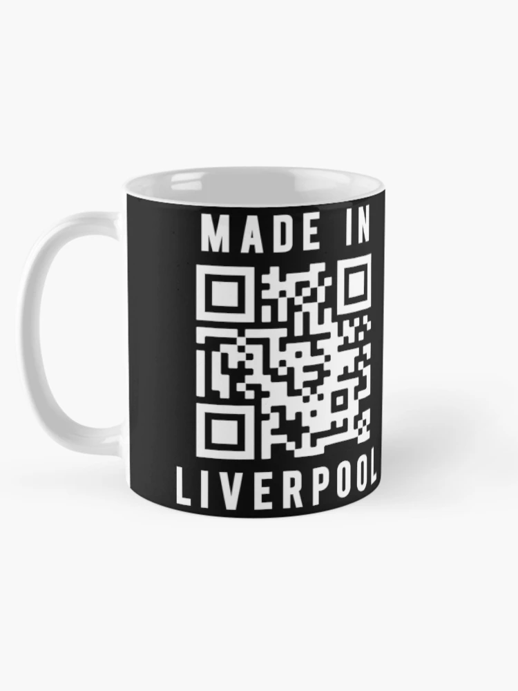 Thumbnail 5 of 6, Coffee Mug, Made In Liverpool - QR Code - Quick Response Code designed and sold by MakeMerry.