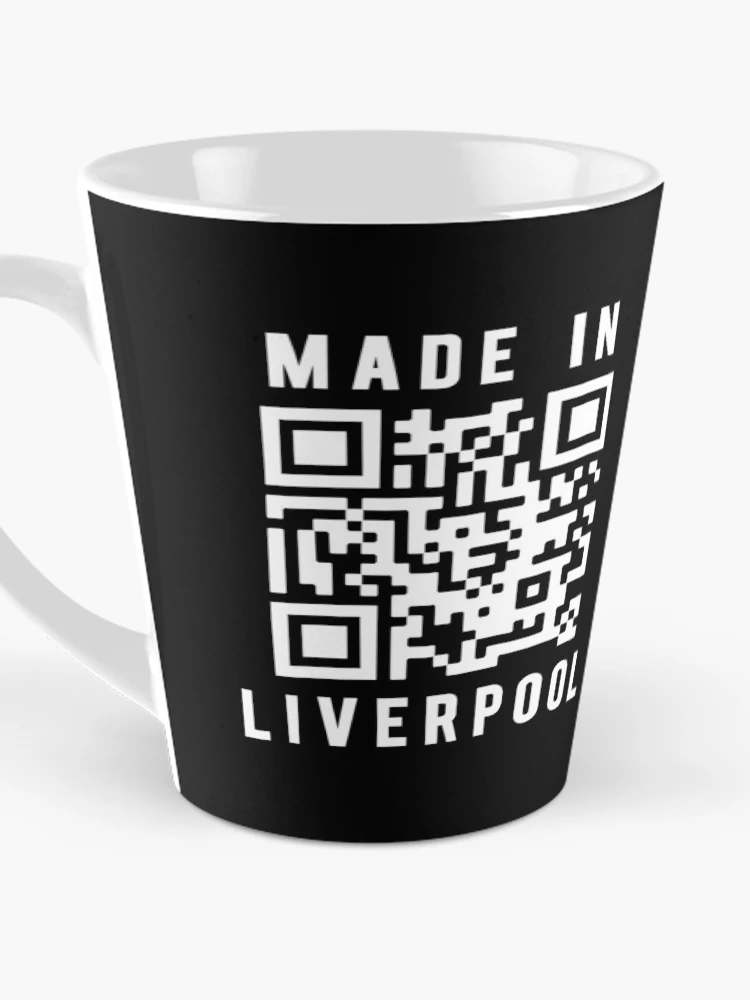 Thumbnail 3 of 4, Coffee Mug, Made In Liverpool - QR Code - Quick Response Code designed and sold by MakeMerry.