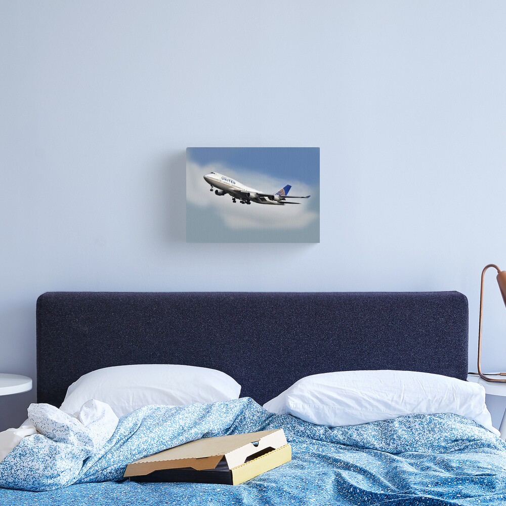 Boeing 747 United Canvas Print