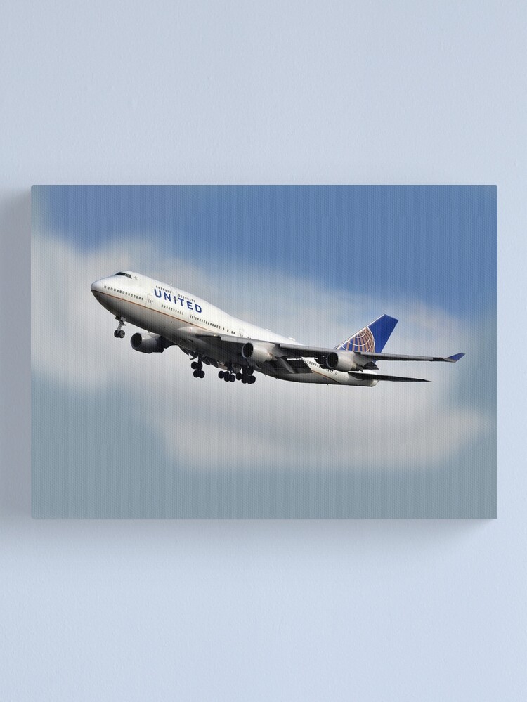 Alternate view of Boeing 747 United Canvas Print