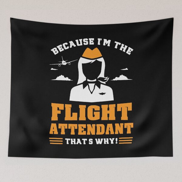 Item preview, Stewardess Gift - Because I'm The Flight Attendant That's Why designed and sold by Sandra78.