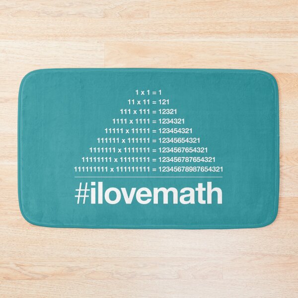 Item preview, I love Math for teachers, students and lovers designed and sold by cinemadnesshirt.