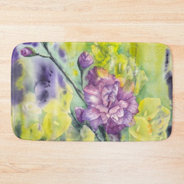 Item preview, Purple and lemony floral landscape designed and sold by IrinaIkar.