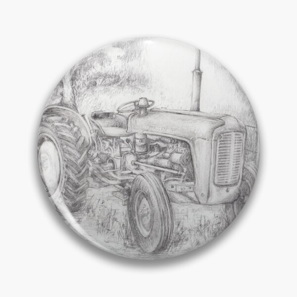Item preview, Massey Ferguson 35 tractor drawing designed and sold by Eva Hegelund  Frank.