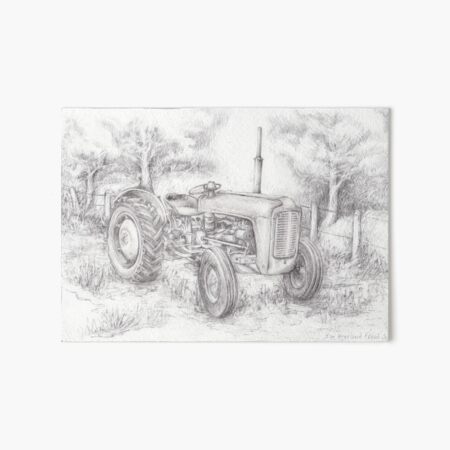 Item preview, Massey Ferguson 35 tractor drawing designed and sold by Eva Hegelund  Frank.