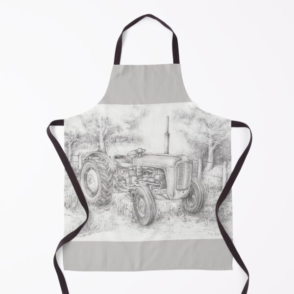 Item preview, Massey Ferguson 35 tractor drawing designed and sold by Eva Hegelund Frank.