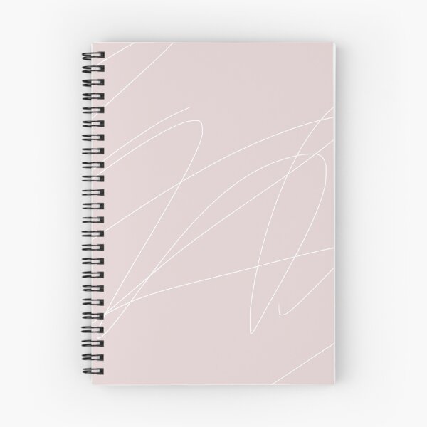 Item preview, Copy of Pastel soft pale pink with white scribbles original art designed and sold by HTPOP.