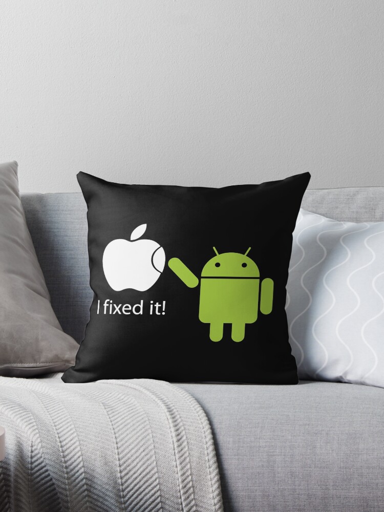 I Fixed It - Android vs Apple Tote Bag for Sale by GMFV