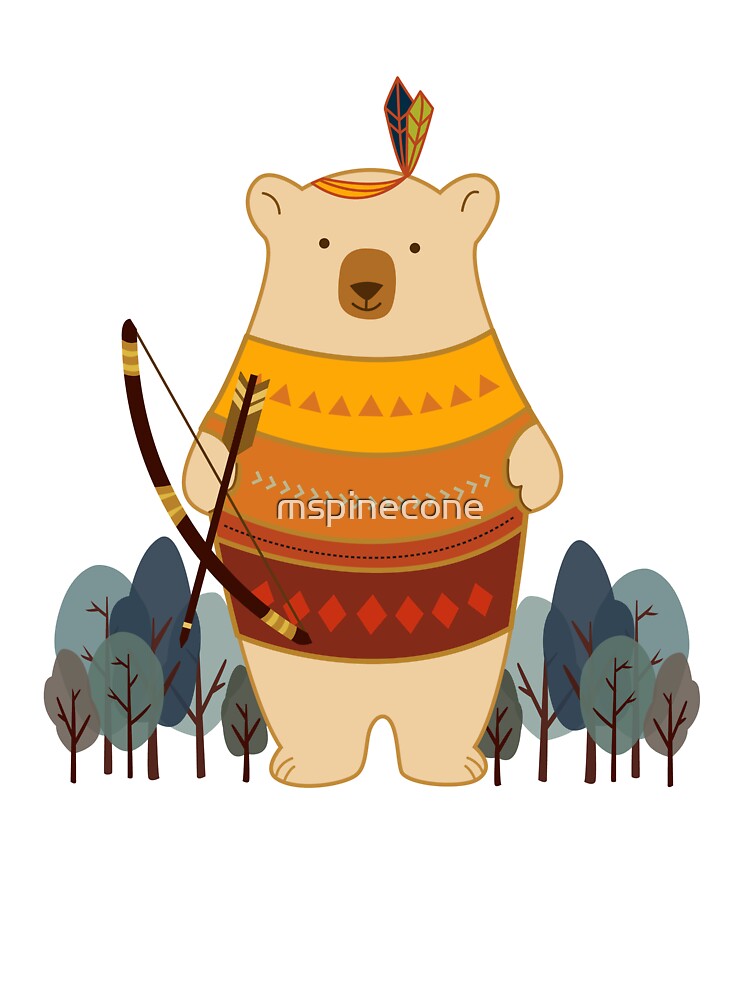 Discover Brave Indian Bear Onesie