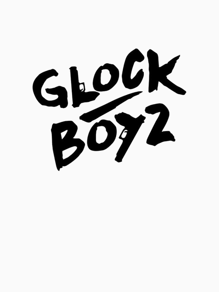 "Glock Boyz Logo Black " Tshirt by KushMink Redbubble