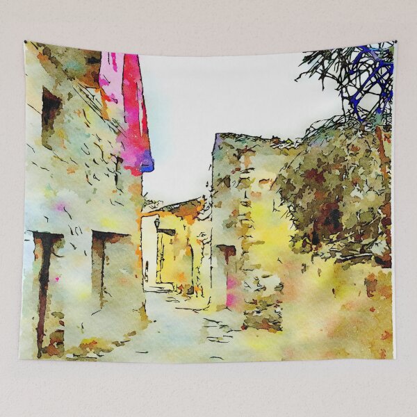 Item preview, Glimpse of an alley of Laureana Cilento designed and sold by Giuseppe Cocco.