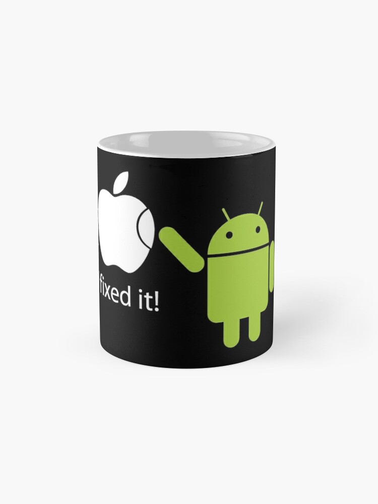 I Fixed It - Android vs Apple Tote Bag for Sale by GMFV