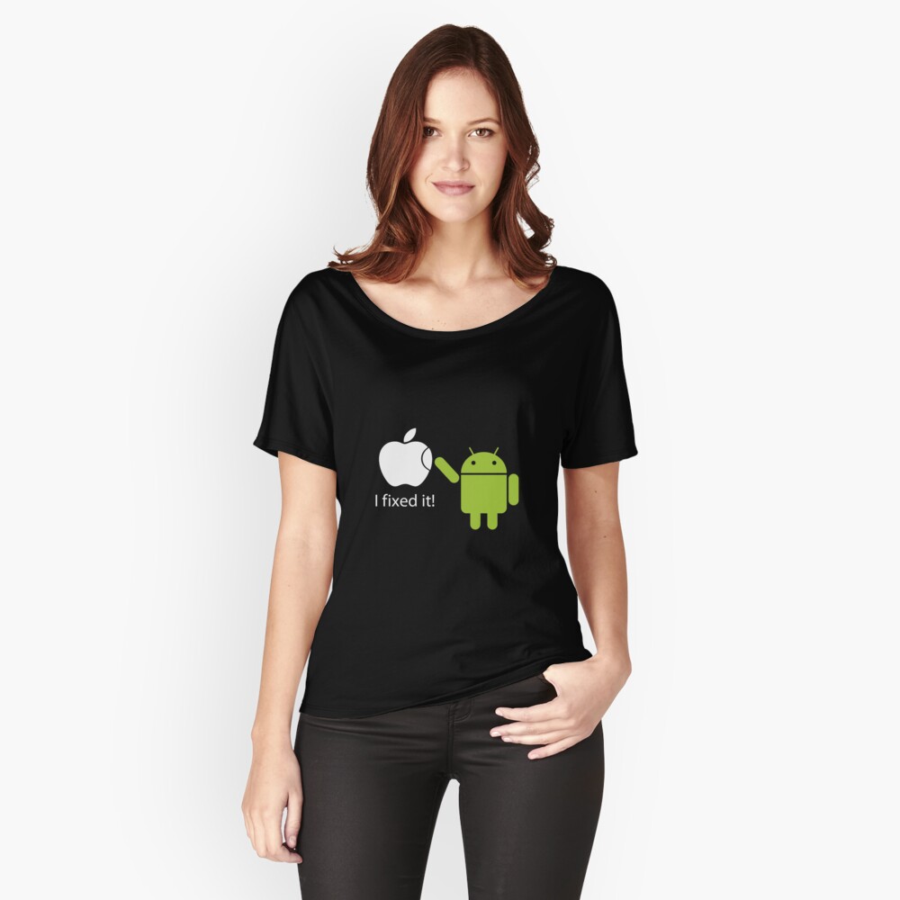 I Fixed It - Android vs Apple Tote Bag for Sale by GMFV