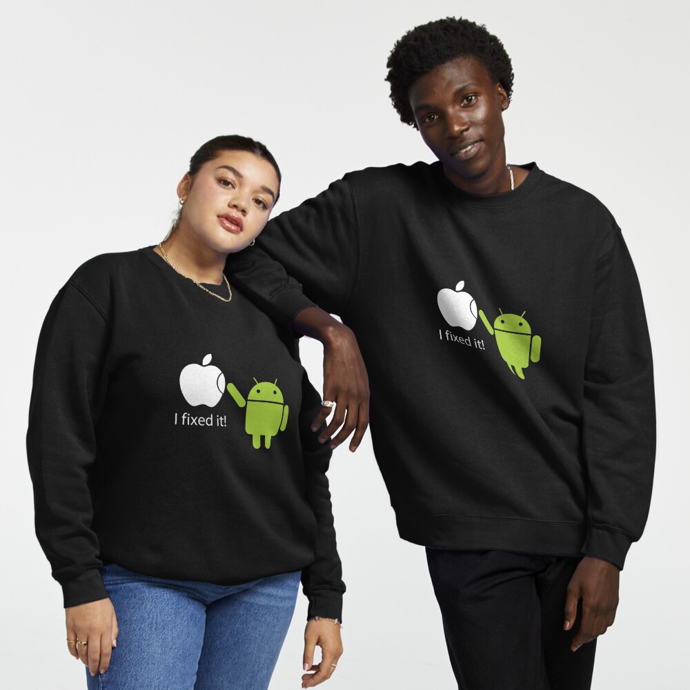 I Fixed It - Android vs Apple Tote Bag for Sale by GMFV