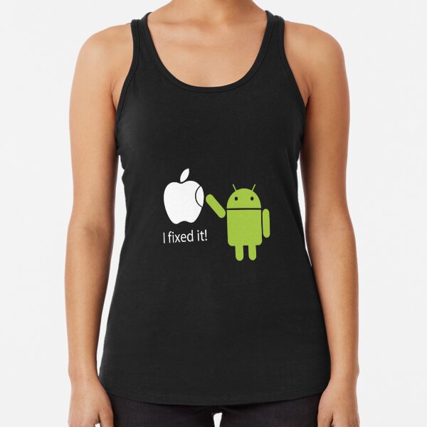 I Fixed It - Android vs Apple Tote Bag for Sale by GMFV