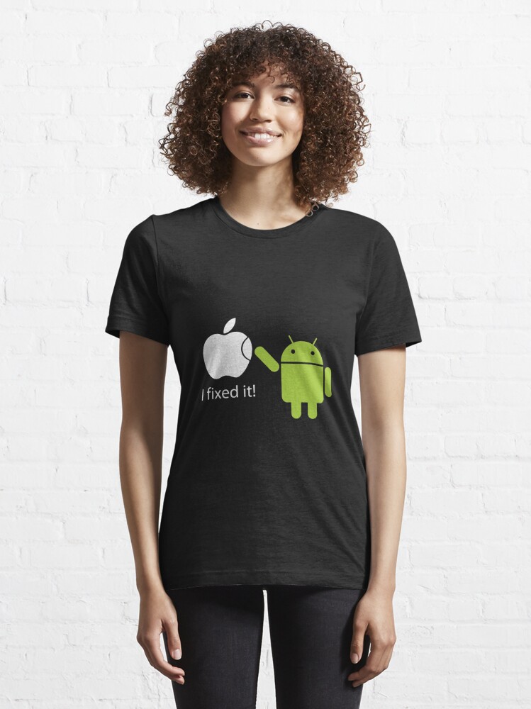 I Fixed It - Android vs Apple Tote Bag for Sale by GMFV