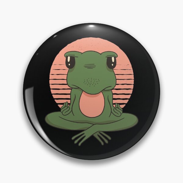 Item preview, Meditating frog, meditation designed and sold by DerSenat.
