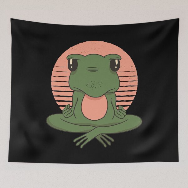 Item preview, Meditating frog, meditation designed and sold by DerSenat.