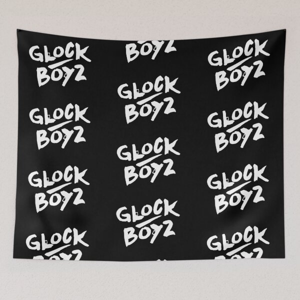 Item preview, Glock Boyz Logo White  designed and sold by KushMink.