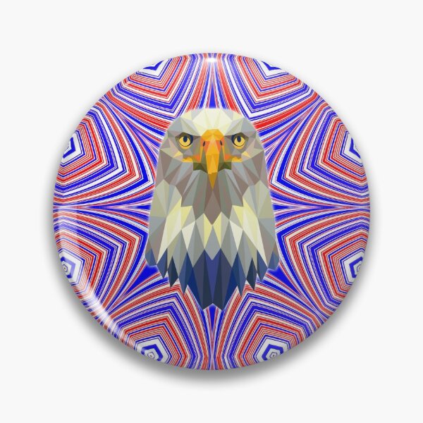 Item preview, Geometric Eagle - American Mandala designed and sold by NoMatterLab.