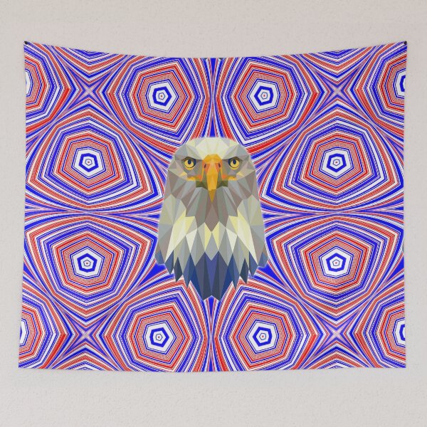 Item preview, Geometric Eagle - American Mandala designed and sold by NoMatterLab.