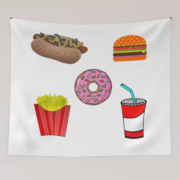 Item preview, Junk Food designed and sold by Doodlehub.