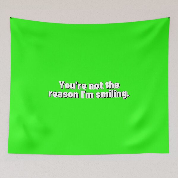 Item preview, You're not the reason I'm smiling designed and sold by starshiporion.