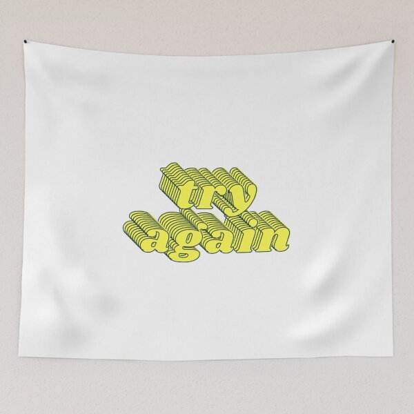 Item preview, Try Again designed and sold by Vikas Sawant.