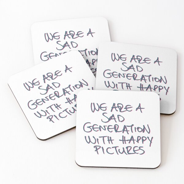 Item preview, We are a sad generation with happy pictures designed and sold by portokalis.
