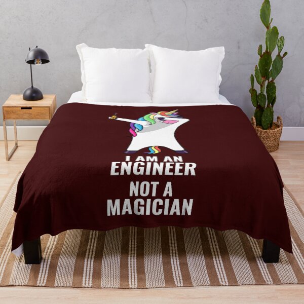 Item preview, I AM AN ENGINEER NOT A MAGICIAN! designed and sold by zombiesmasher.