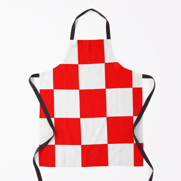 Item preview, Kockice Hrvatska red White squares designed and sold by EarthlingHelena.