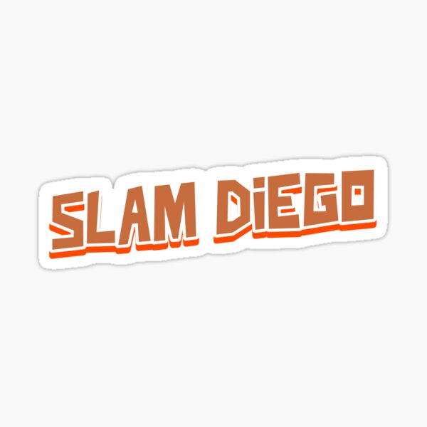slam diego padres Sticker for Sale by Annetta Pfeffer