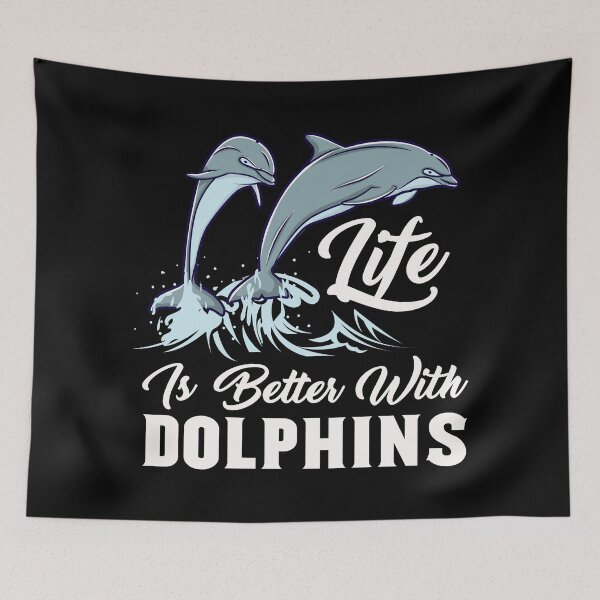 Item preview, Life Is Better With Dolphins - Marine Animal designed and sold by Sandra78.