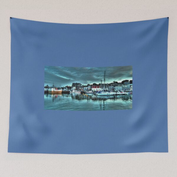 Item preview, Padstow harbour at dusk designed and sold by hawkie.