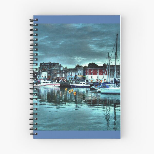 Item preview, Padstow harbour at dusk designed and sold by hawkie.