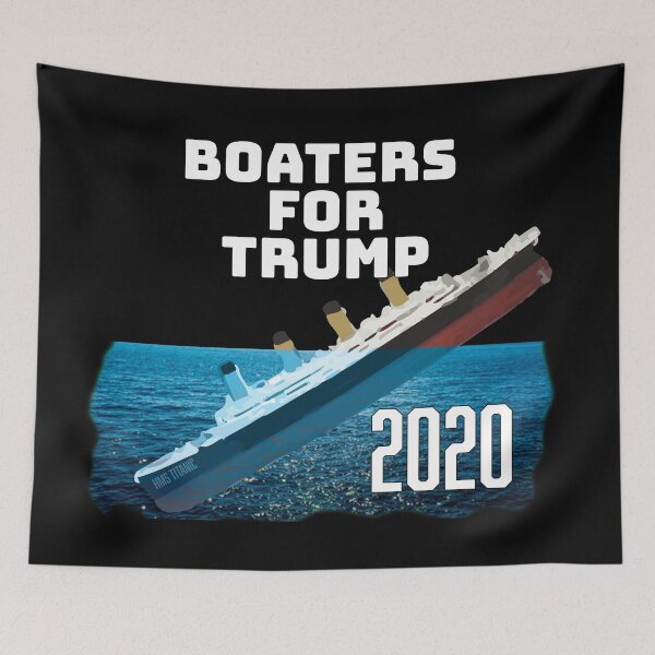 Item preview, Boaters for Trump 2020 designed and sold by AllLeftSides42.