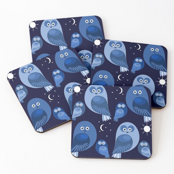 Item preview, Blue Owl Pattern designed and sold by lanolga.