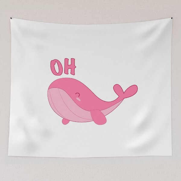 Item preview, Oh Whale (pink) designed and sold by AdelDa19.