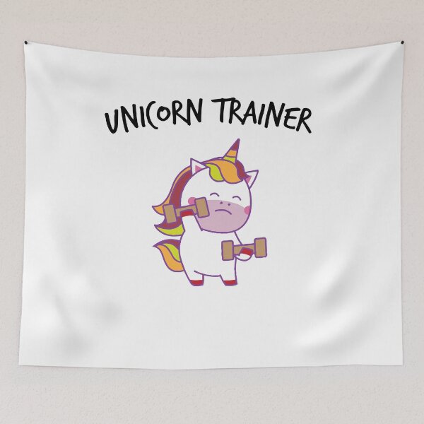 Artikelvorschau, UNICORN TRAINER, lustiges Trainergeschenk, Fitnesstrainer entworfen und verkauft von Noussairox.
