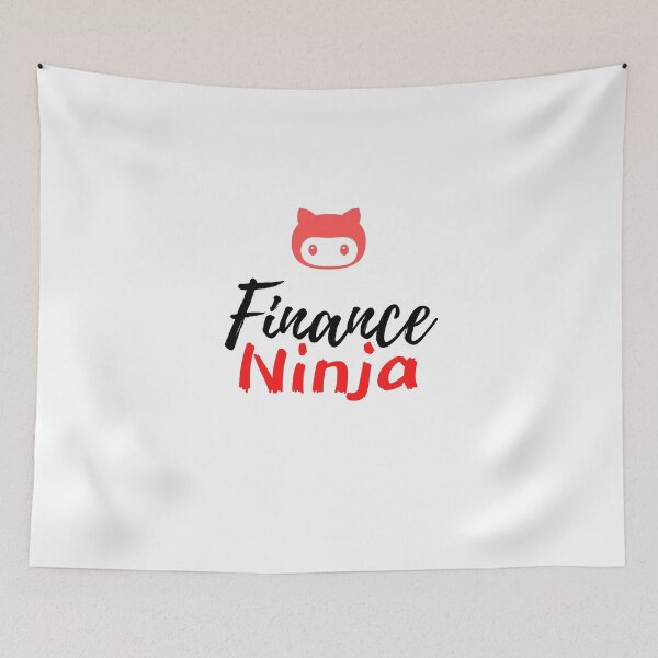 Item preview, Finance Ninja designed and sold by FourNuns.