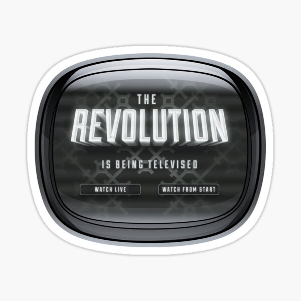 Item preview, The revolution is being televised designed and sold by Retro Futurist.