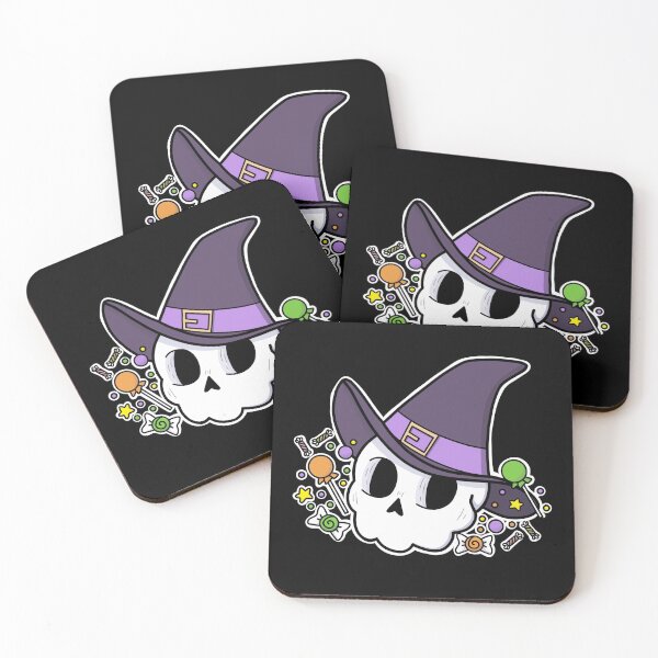 Item preview, Halloween witch skull  designed and sold by katzykraftz.