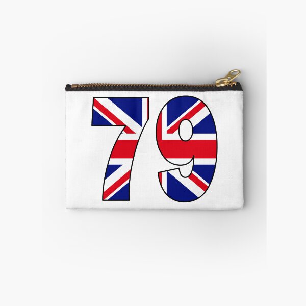 Item preview, Number 79 with UK flag on the background designed and sold by AllShirts21.