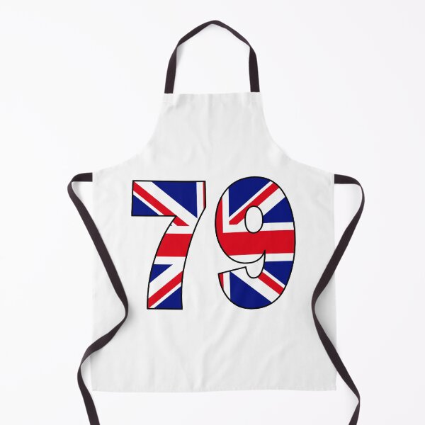 Item preview, Number 79 with UK flag on the background designed and sold by AllShirts21.
