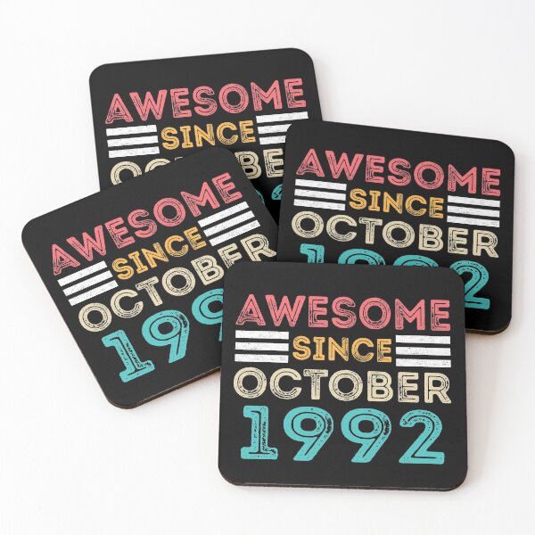 Item preview, Retro Vintage 28th Birthday - Awesome Since October 1992 designed and sold by meedTee.