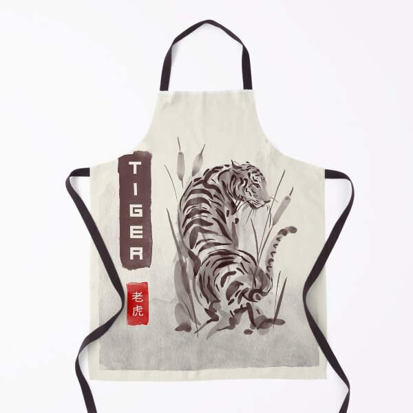 Item preview, Japanese tiger design painting  designed and sold by isaacstein.