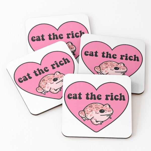 Item preview, Eat The Rich Frog designed and sold by melouker.